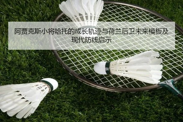阿贾克斯小将哈托的成长轨迹与荷兰后卫未来模板及现代防线启示